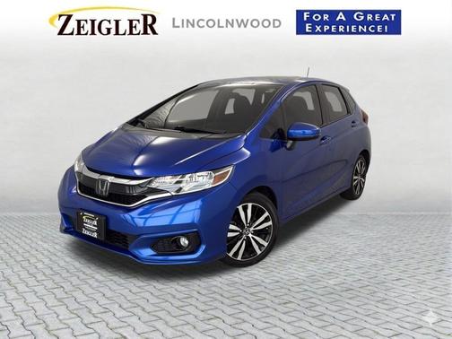 Aegean Blue Metallic 2019 Honda Fit EX