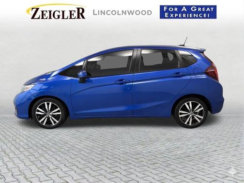 Aegean Blue Metallic 2019 Honda Fit EX