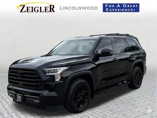 Midnight Black Metallic 2025 Toyota Sequoia Limited