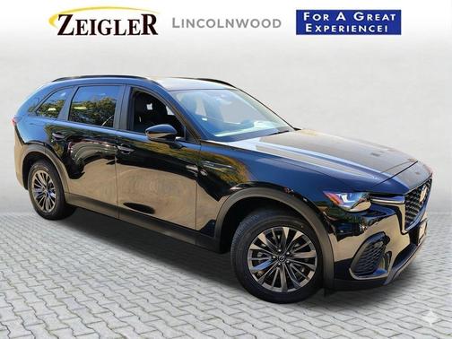 Jet Black Mica 2025 Mazda CX-70 3.3 Turbo Preferred Package