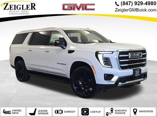 Summit White 2026 GMC Yukon XL 4WD Elevation