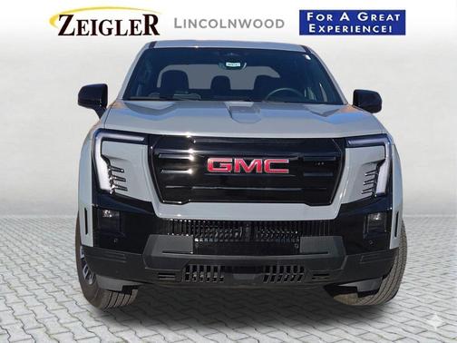 Thunderstorm Gray 2026 GMC Sierra EV Extended Range Elevation