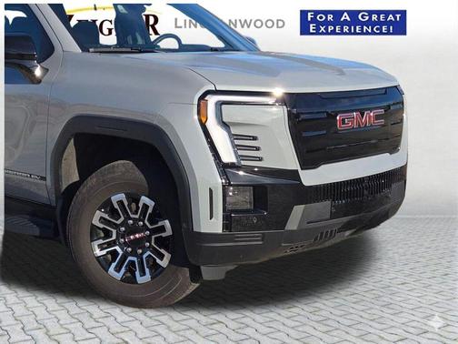 Thunderstorm Gray 2026 GMC Sierra EV Extended Range Elevation