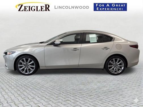Platinum Quartz Metallic 2024 Mazda Mazda3 FWD w/Preferred Package