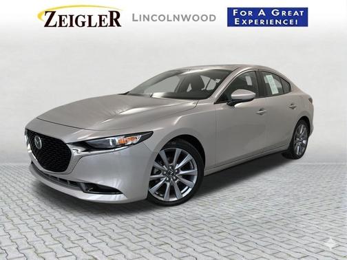 Platinum Quartz Metallic 2024 Mazda Mazda3 FWD w/Preferred Package