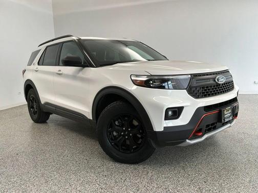 Star White Metallic Tri-Coat 2021 Ford Explorer Timberline
