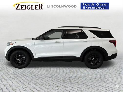 Star White Metallic Tri-Coat 2021 Ford Explorer Timberline