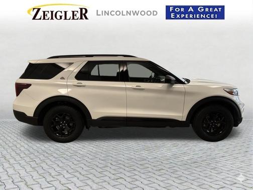 Star White Metallic Tri-Coat 2021 Ford Explorer Timberline