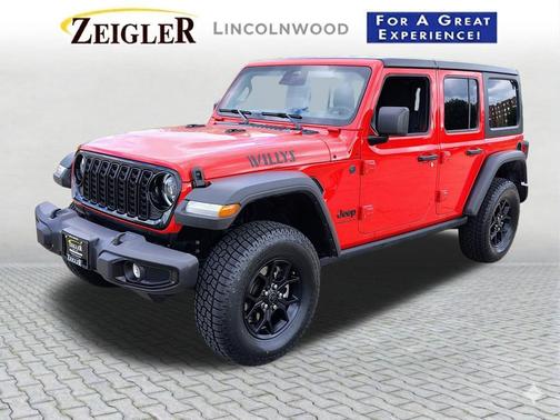 Firecracker Red Clearcoat 2025 Jeep Wrangler Willys