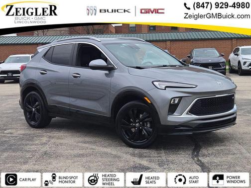 Moonstone Gray Metallic 2024 Buick Encore GX Sport Touring