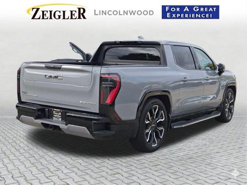 Thunderstorm Gray 2026 GMC Sierra EV Extended Range Elevation