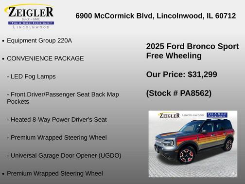 CARBONIZED GRAY METALLIC 2025 Ford Bronco Sport Free Wheeling
