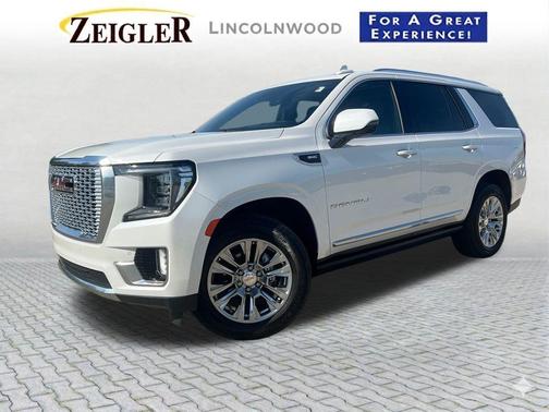 White Frost Tricoat 2022 GMC Yukon Denali