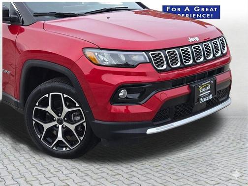 Red Hot Pearlcoat 2025 Jeep Compass Limited