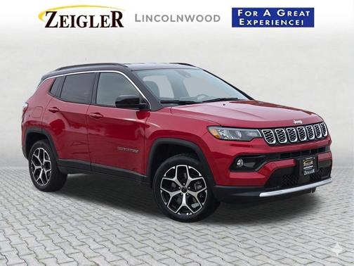 Red Hot Pearlcoat 2025 Jeep Compass Limited