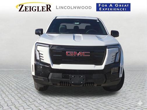 Summit White 2026 GMC Sierra EV Extended Range Elevation