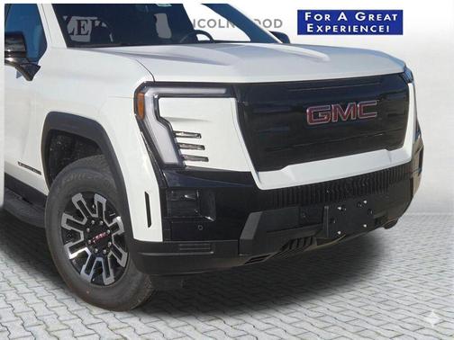 Summit White 2026 GMC Sierra EV Extended Range Elevation