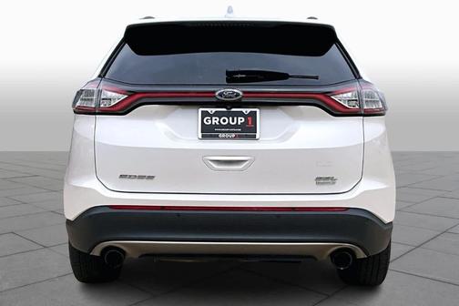 White Platinum Tri-Coat Metallic 2016 Ford Edge SEL