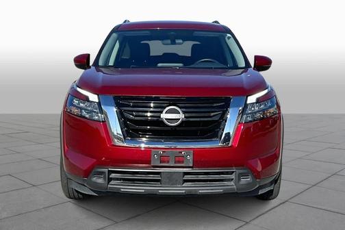 Scarlet Ember Tintcoat 2025 Nissan Pathfinder SV