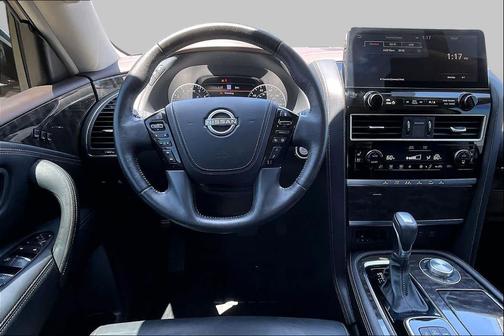 Aspen White Tricoat 2023 Nissan Armada Platinum 4WD