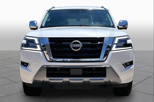 Aspen White Tricoat 2023 Nissan Armada Platinum 4WD