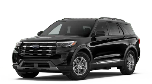 Agate Black Metallic 2026 Ford Explorer Active