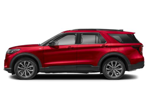 Rapid Red Metallic Tinted Clearcoat 2026 Ford Explorer ST-Line
