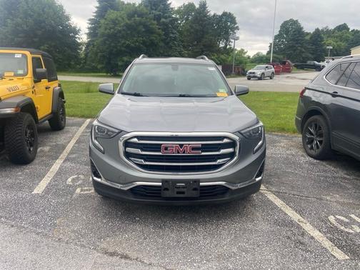 Satin Steel Metallic 2019 GMC Terrain SLT