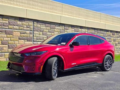 Rapid Red Metallic Tinted Clearcoat 2023 Ford Mustang Mach-E GT