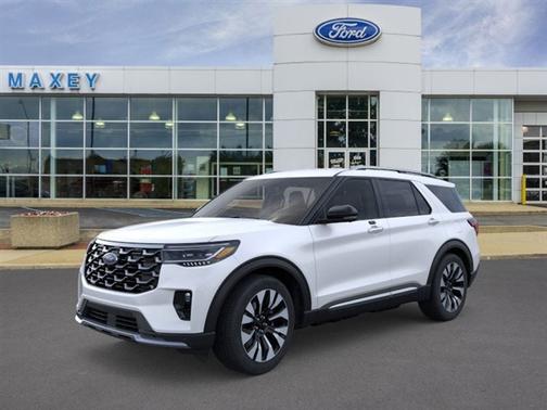 Star White 2026 Ford Explorer Platinum