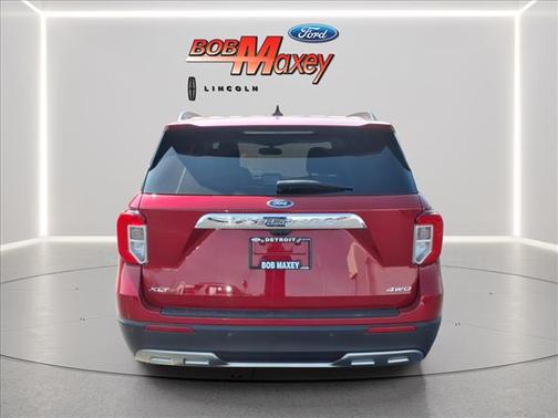 Red Metallic 2022 Ford Explorer XLT