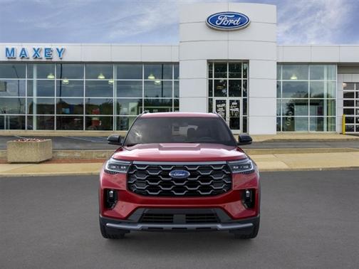 Rapid Red Metallic Tinted Clearcoat 2026 Ford Explorer Platinum