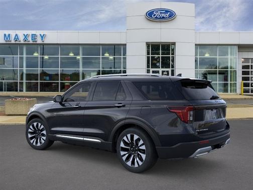 Agate Black Metallic 2026 Ford Explorer Platinum