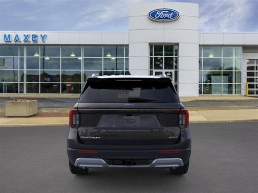 Agate Black Metallic 2026 Ford Explorer Platinum