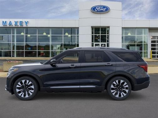 Agate Black Metallic 2026 Ford Explorer Platinum