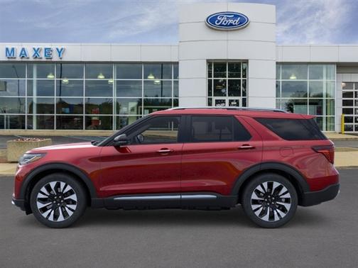 Rapid Red Metallic Tinted Clearcoat 2026 Ford Explorer Platinum