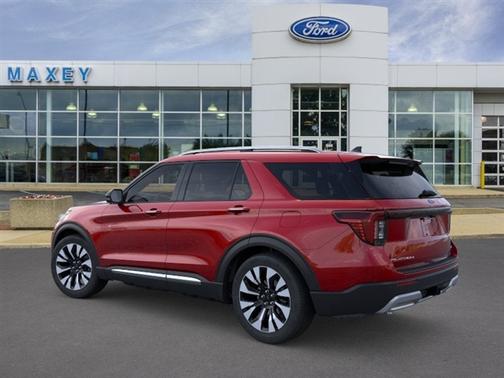 Rapid Red Metallic Tinted Clearcoat 2026 Ford Explorer Platinum