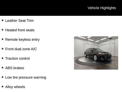 2015 Toyota Avalon XLE