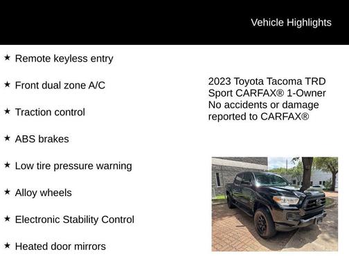2023 Toyota Tacoma TRD Sport