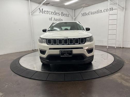 White Clearcoat 2019 Jeep Compass Sport