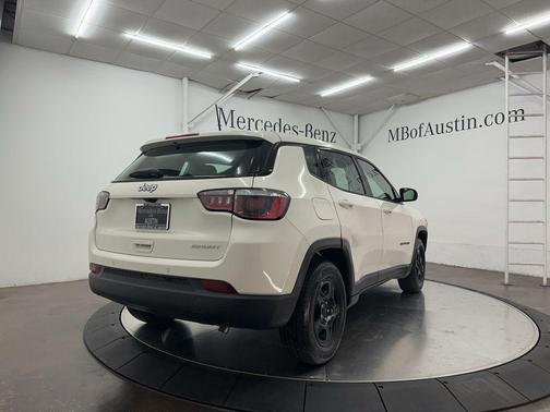 White Clearcoat 2019 Jeep Compass Sport