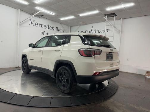White Clearcoat 2019 Jeep Compass Sport