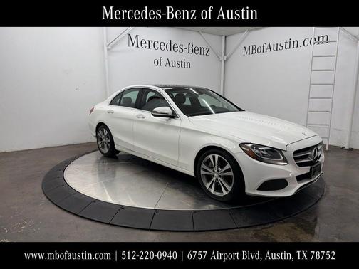 Polar White 2016 Mercedes-Benz C-Class C 300