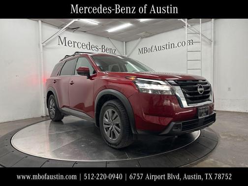 Scarlet Ember 2024 Nissan Pathfinder SV