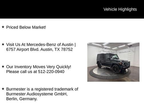 2018 Mercedes-Benz AMG G 63 Base