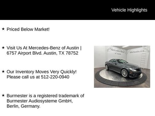 2007 Mercedes-Benz SLK-Class SLK 55 AMG