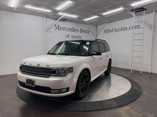 White Platinum Clearcoat Metallic 2016 Ford Flex SEL