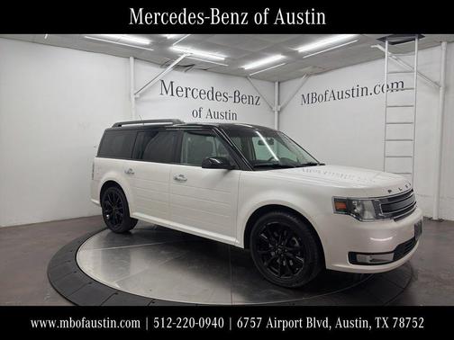 White Platinum Clearcoat Metallic 2016 Ford Flex SEL