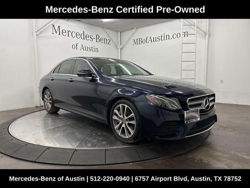 Blue 2020 Mercedes-Benz E-Class E 450 4MATIC