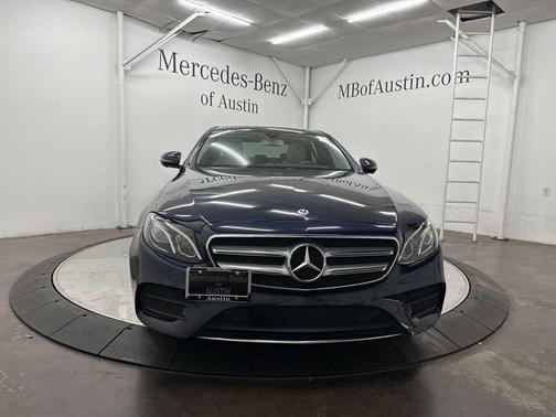 Blue 2020 Mercedes-Benz E-Class E 450 4MATIC